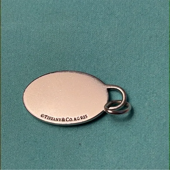 Tiffany & Co. RTT Blue Splash Oval Pendant - Picture 2 of 2